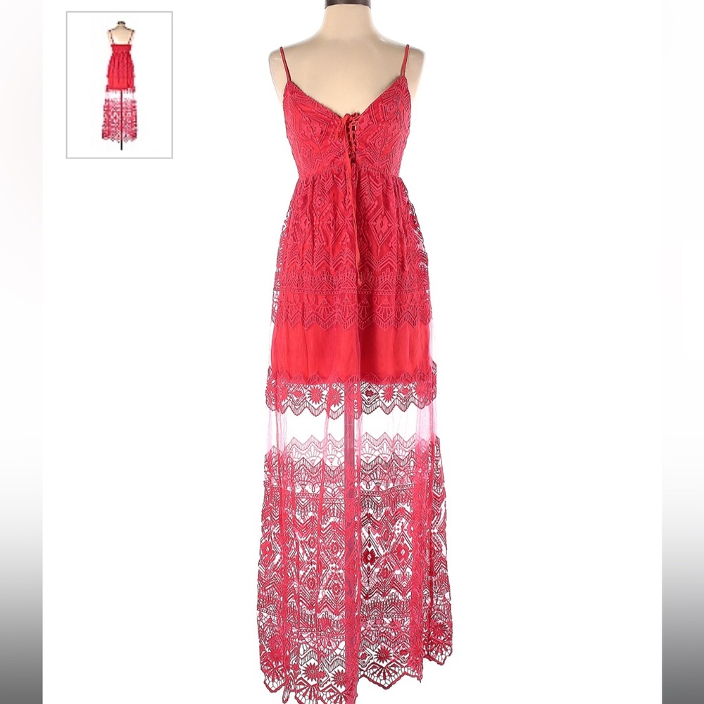Illa Illa Casual Red Dress